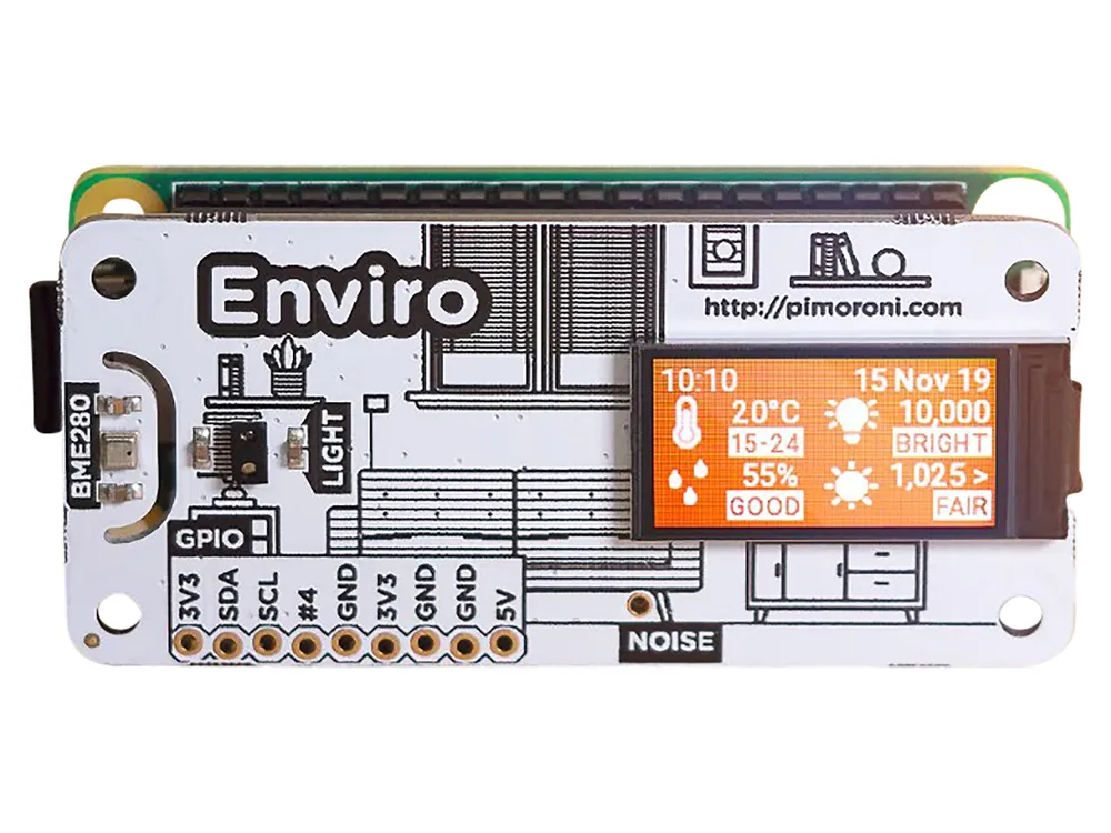 ENVIRO+ Air Quality Sensorkarte für Raspberry Pi