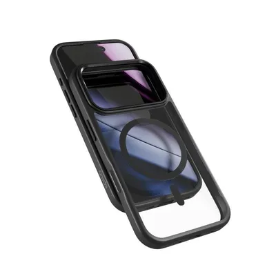 Funda para móvil Epico Acryl Schwarz Kompatibel mit iPhone 17 Pro und MagSafe