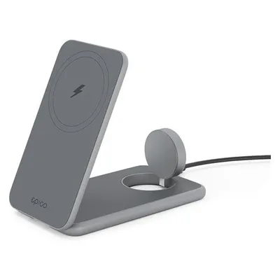 Epico Mag+ Foldable Charging Stand MagSafe compatible - space gray