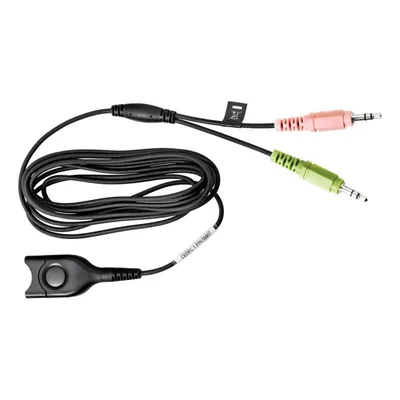 Kabel Epos CEDPC 1 EasyDisconnect 2x 3,5 mm Schwarz