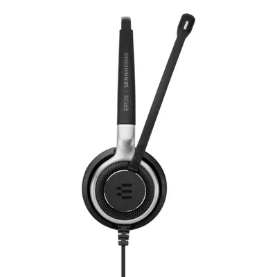 Kopfhörer Epos SENNHEISER IMPACT SC 635 kabelgebunden mit Geräuschunterdrückung, unidirektionalem Mikrofon schwarz und silber