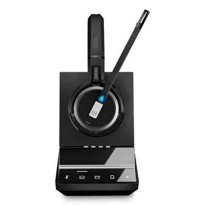 EPOS IMPACT SDW 5065 kabellose DECT Kopfhörer mit Geräuschunterdrückung, Mikrofon und schwarzem Bügel