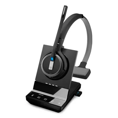 EPOS IMPACT SDW 5036 kabellose DECT Headsets mit Geräuschunterdrückung, Mikrofon und 180 m Reichweite, schwarz
