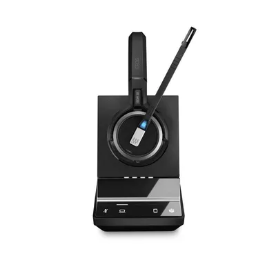 EPOS IMPACT SDW 5033T kabellose DECT Kopfhörer mit Geräuschunterdrückung, Mikrofon und Basis, schwarz