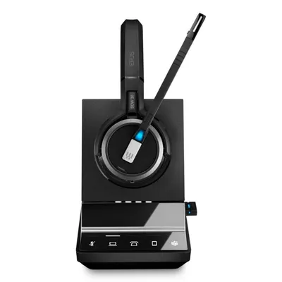 EPOS IMPACT SDW 5036T kabellose DECT Headsets mit Geräuschunterdrückung, Mikrofon, Büro, schwarz