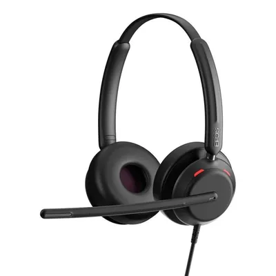 EPOS IMPACT 760 kabelgebundene USB-C Headset mit USB-A Adapter für Anrufe und Musik schwarz