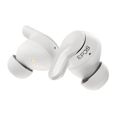 Kopfhörer Epos ADAPT E1 kabellos Bluetooth mit Geräuschunterdrückung, Binaural, Nordic White