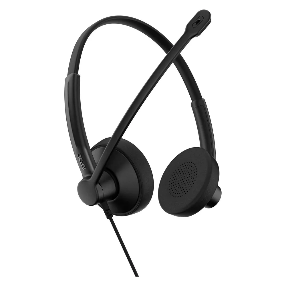 Epos IMPACT 100 kabelgebundene USB-C/A Headset mit Geräuschunterdrückung Büro schwarz