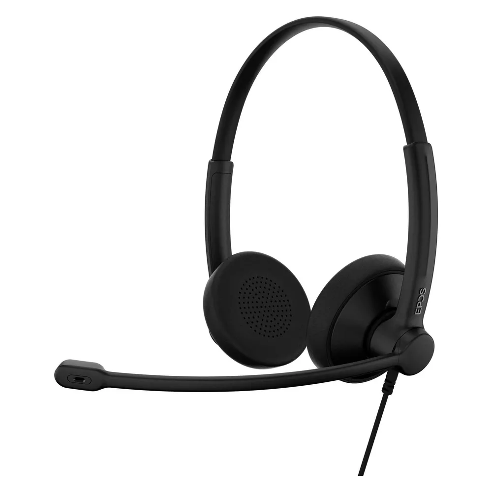 Epos IMPACT 100 kabelgebundene USB-C und USB-A Headset mit Geräuschunterdrückung