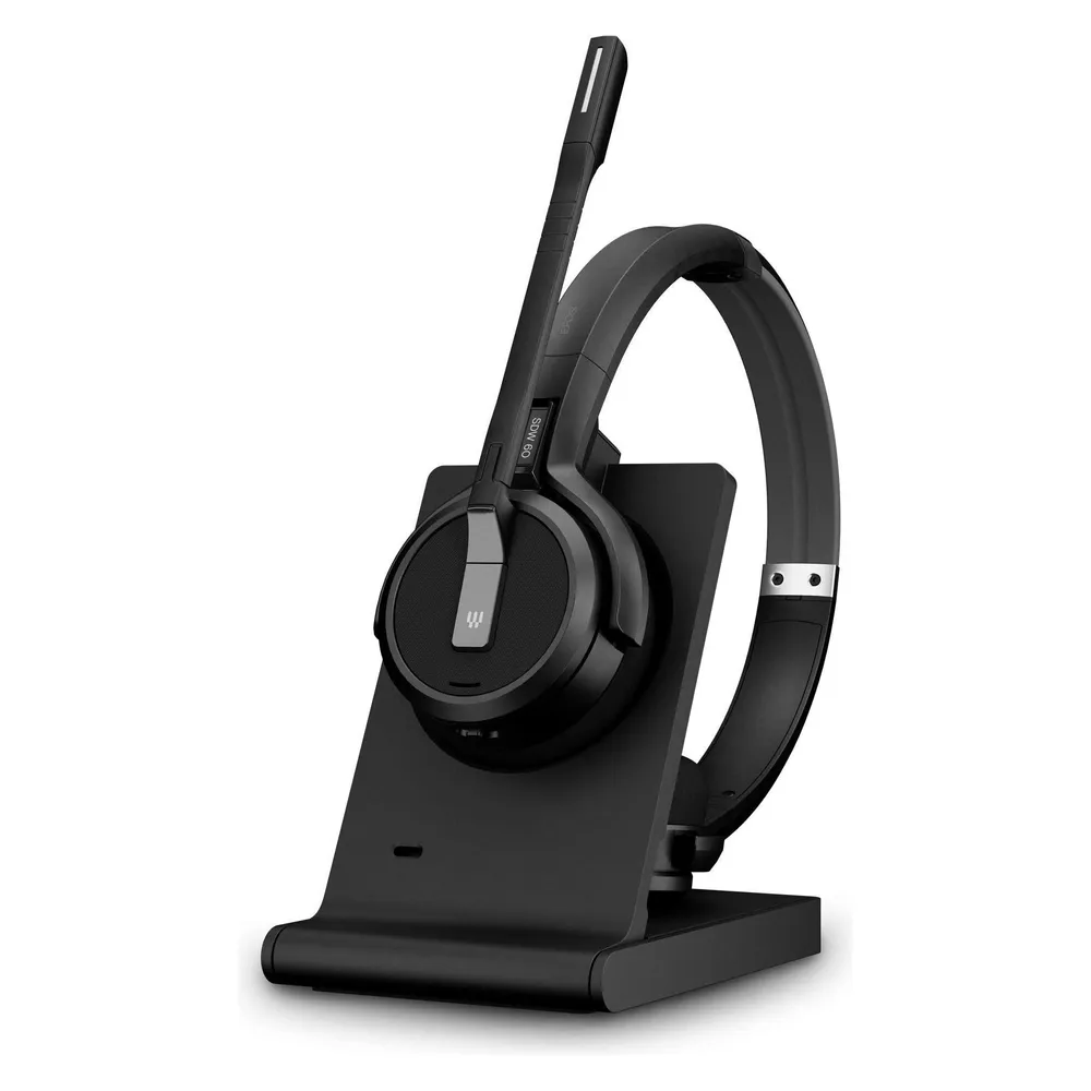 Auriculares EPOS IMPACT 5000 Go inalámbricos DECT para oficina con Cancelación de Ruido negros