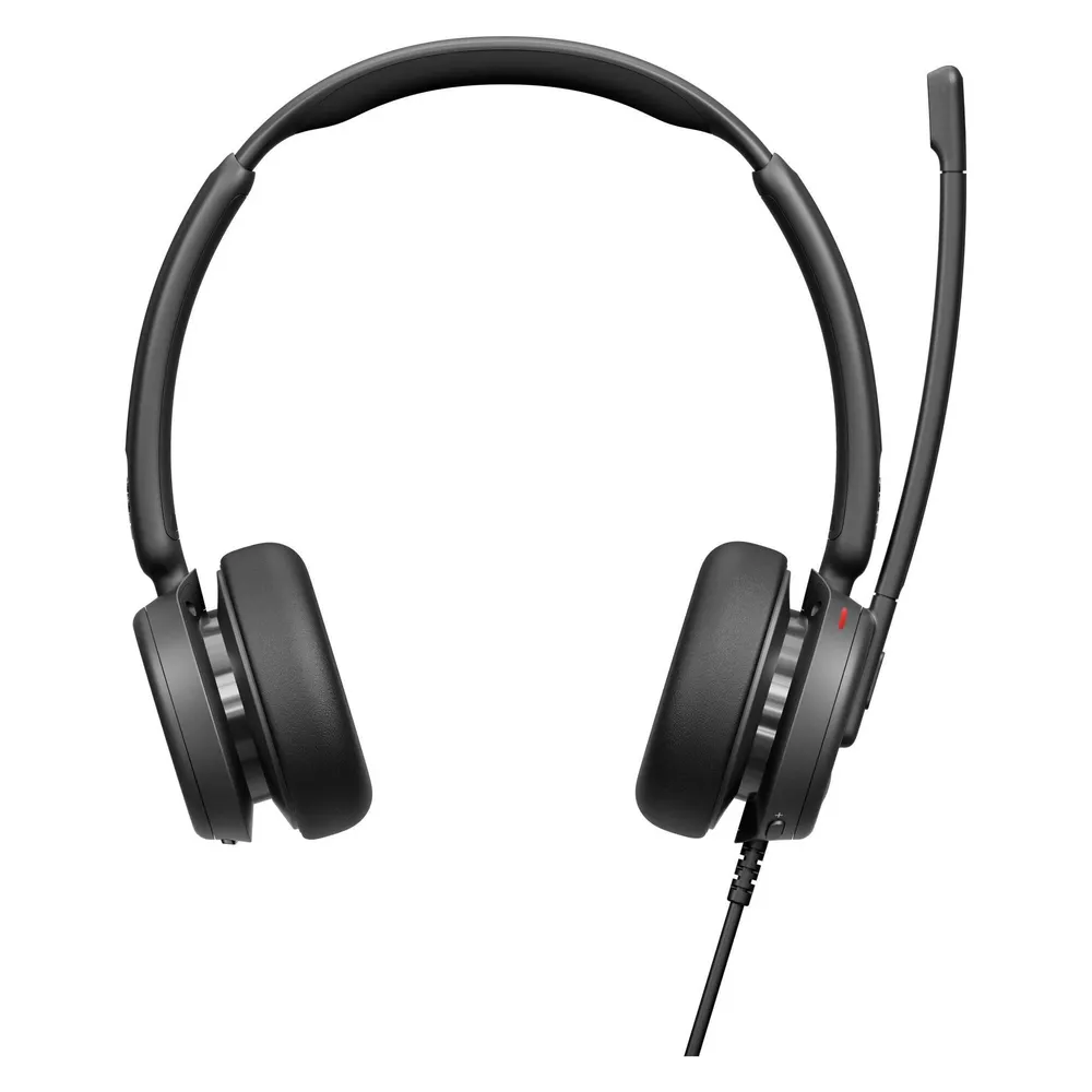 Auriculares EPOS IMPACT 400 MS UC con cable USB-C y USB-A Cancelación de Ruido Negros