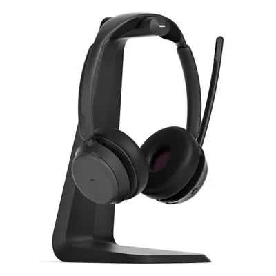 EPOS Impact 1000 kabellose Bluetooth Kopfhörer mit ANC, Ladestation und Mikrofon schwarz, Microsoft Teams zertifiziert