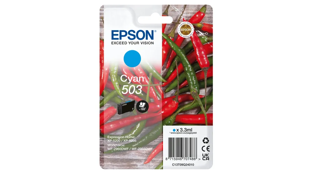 503 Chillies cyan Druckerpatrone