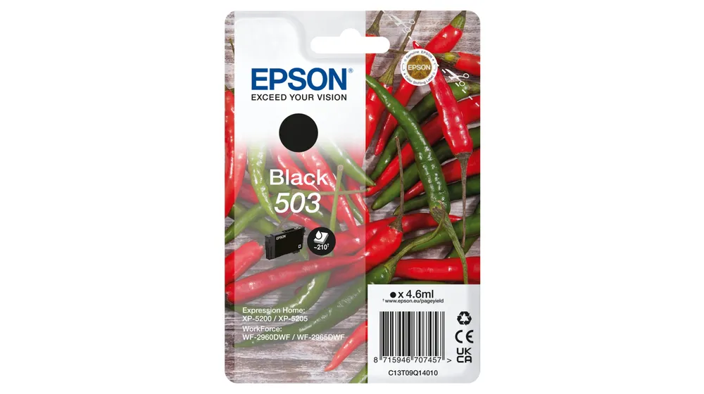 503 Chillies schwarz Druckerpatrone