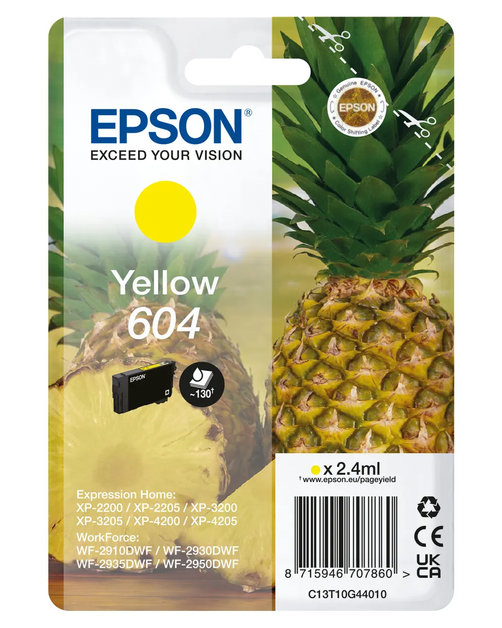 604 Ananas gelb Druckerpatrone