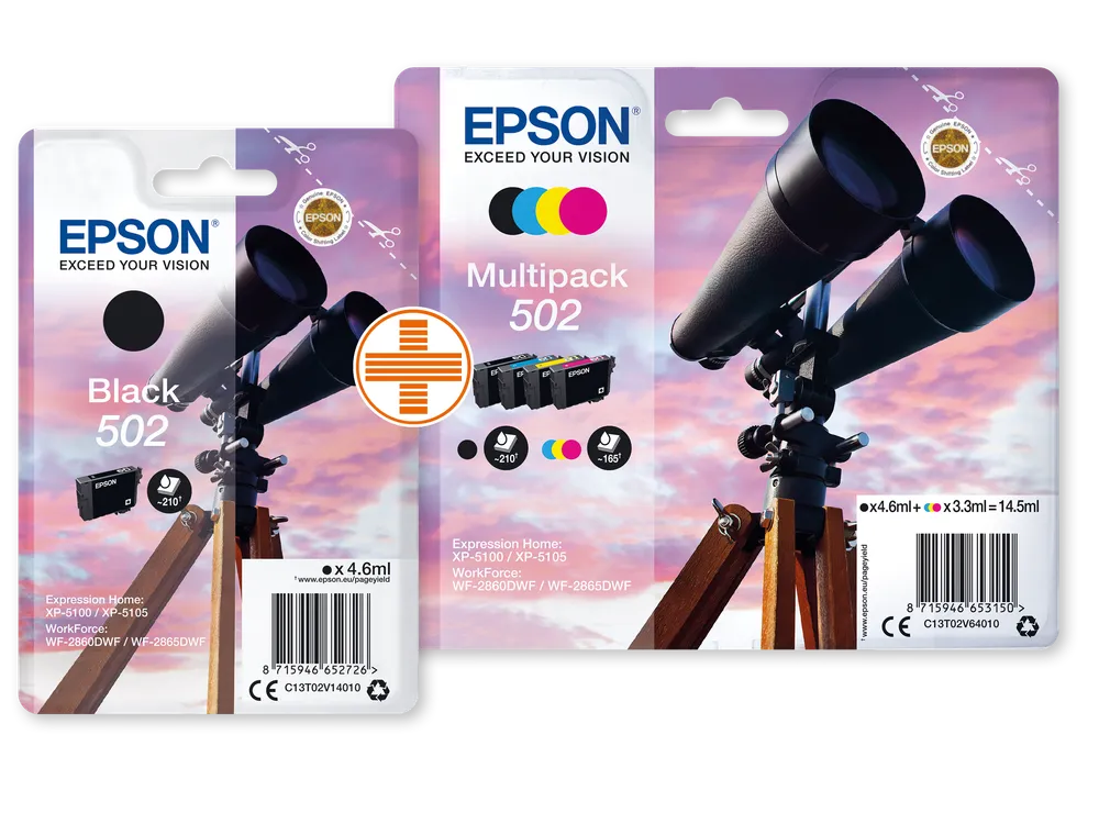 Bundle Fernglas MultiPack + schwarz Druckerpatrone