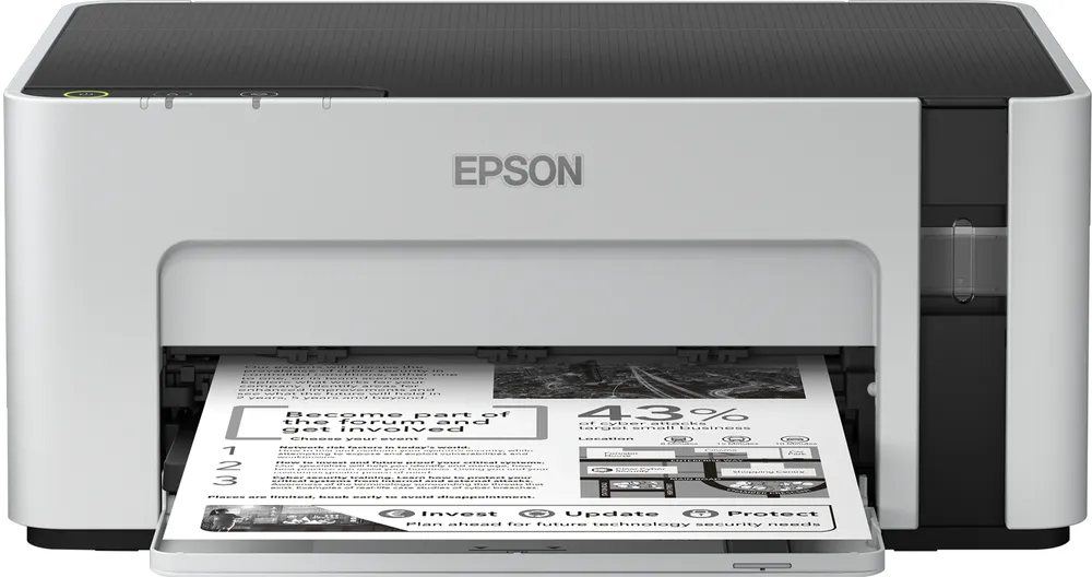 Drucker Tintenstrahl USB Epson EcoTank M1100 Monochrom Effizient