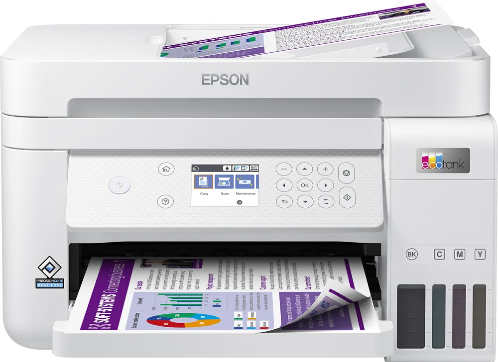 Multifunktion Epson L6276 EcoTank Tintenstrahl Farbe WiFi Ethernet Duplex Weiß