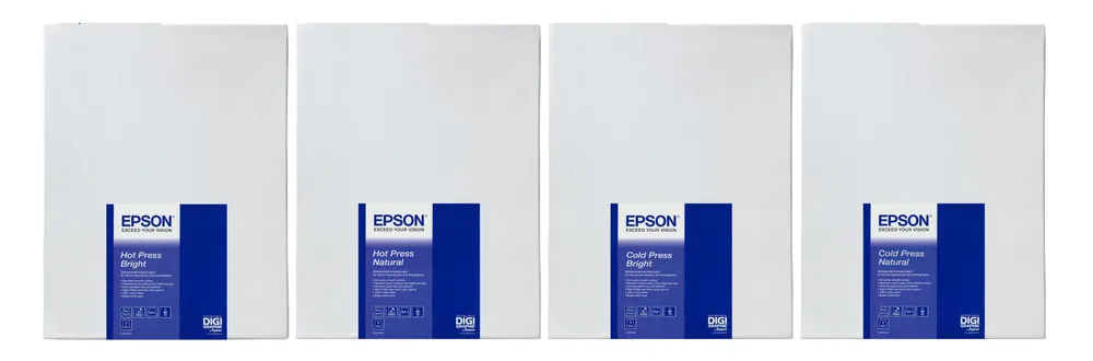 Künstlerpapier Epson Cold Press Bright 17" x 15 m