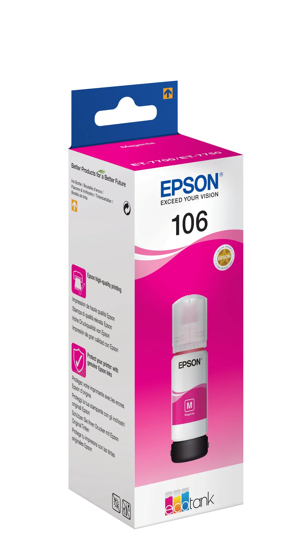 C13T00R340 EcoTank magenta (106) Tintenflasche