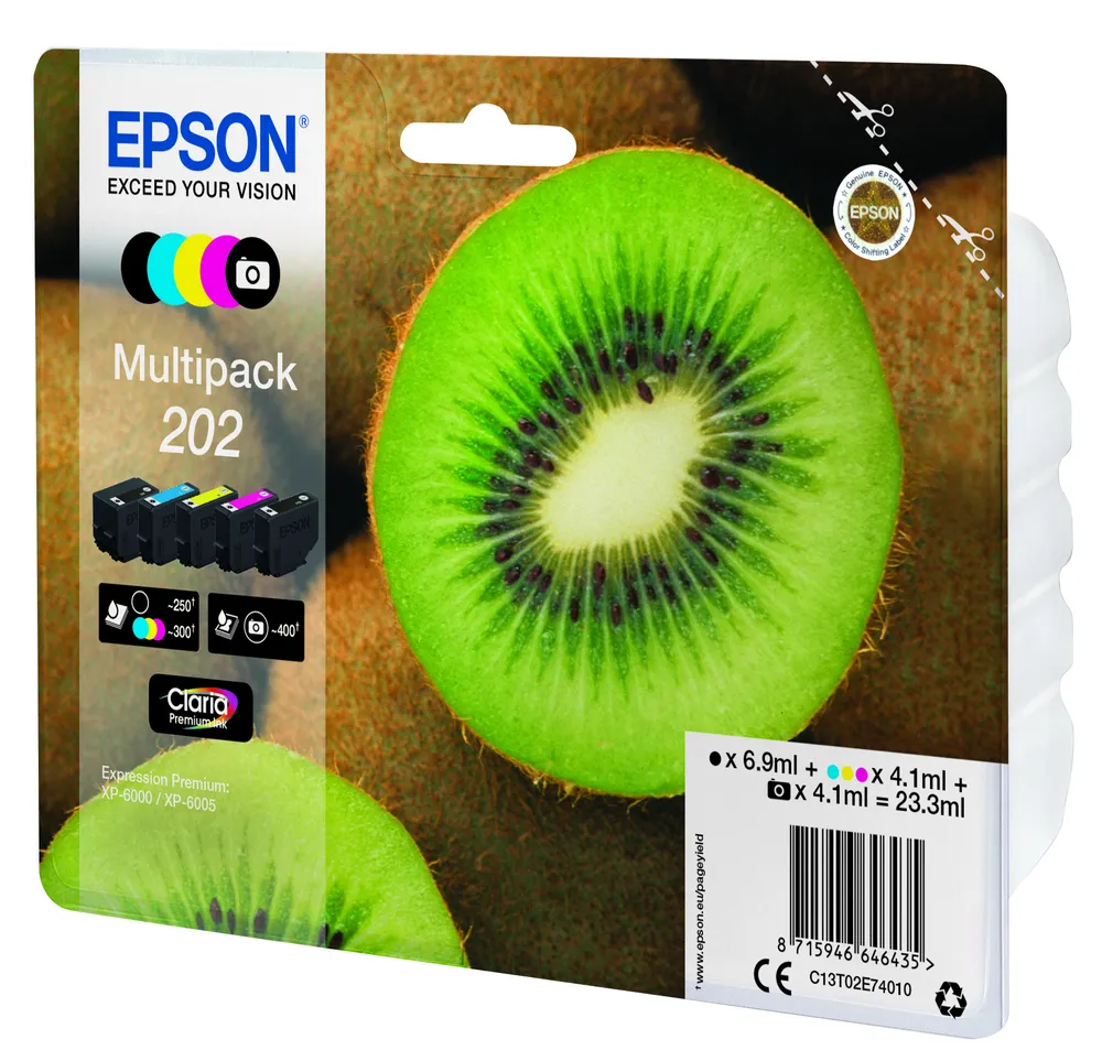 C13T02E74010 Kiwi MultiPack Druckerpatrone