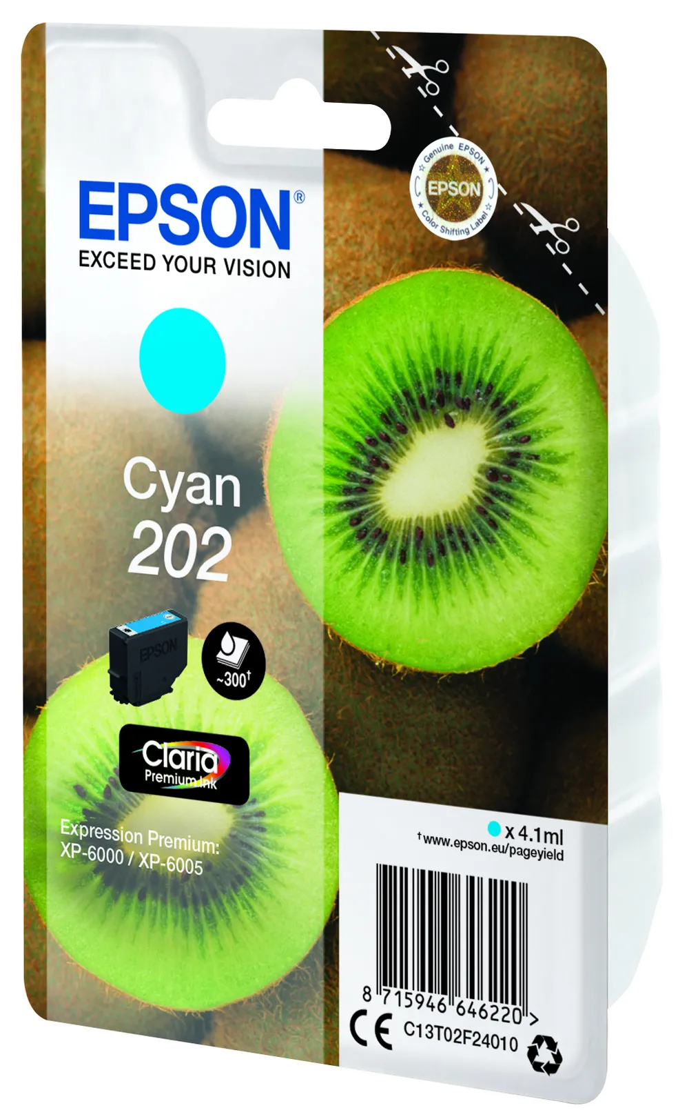 C13T02F24010 Kiwi cyan Druckerpatrone