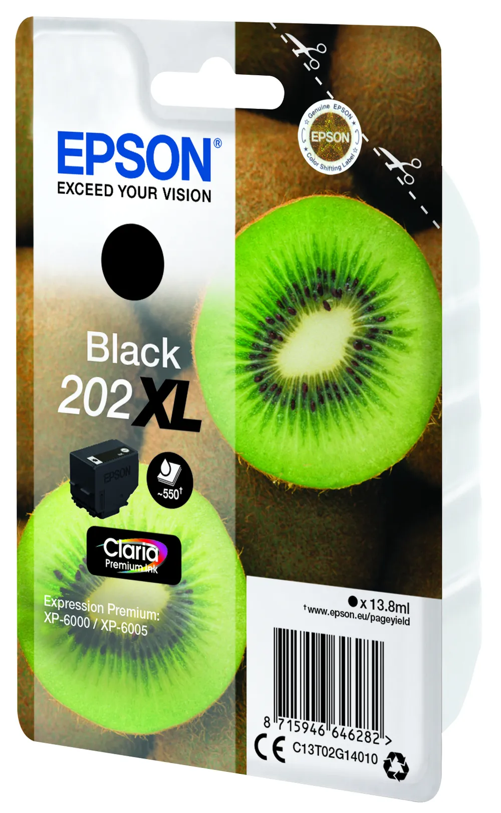 C13T02G14010 Kiwi BK XL Druckerpatrone