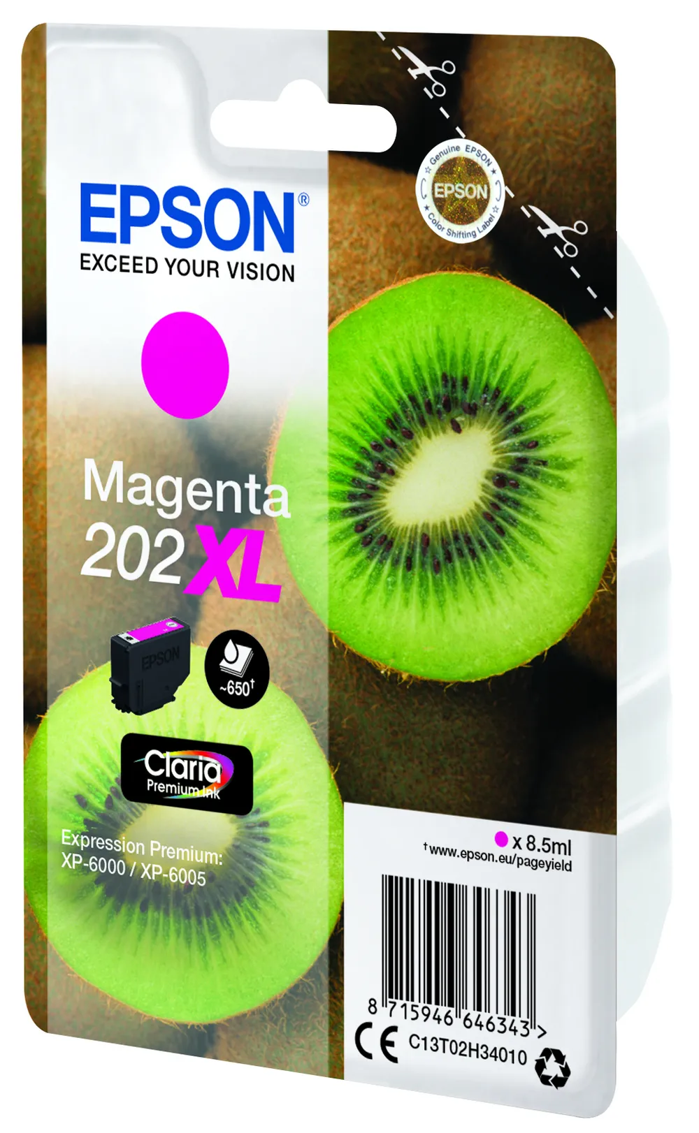 C13T02H34010 Kiwi magenta XL Druckerpatrone