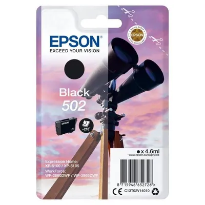 Original-Epson-Tinte 502 Schwarz