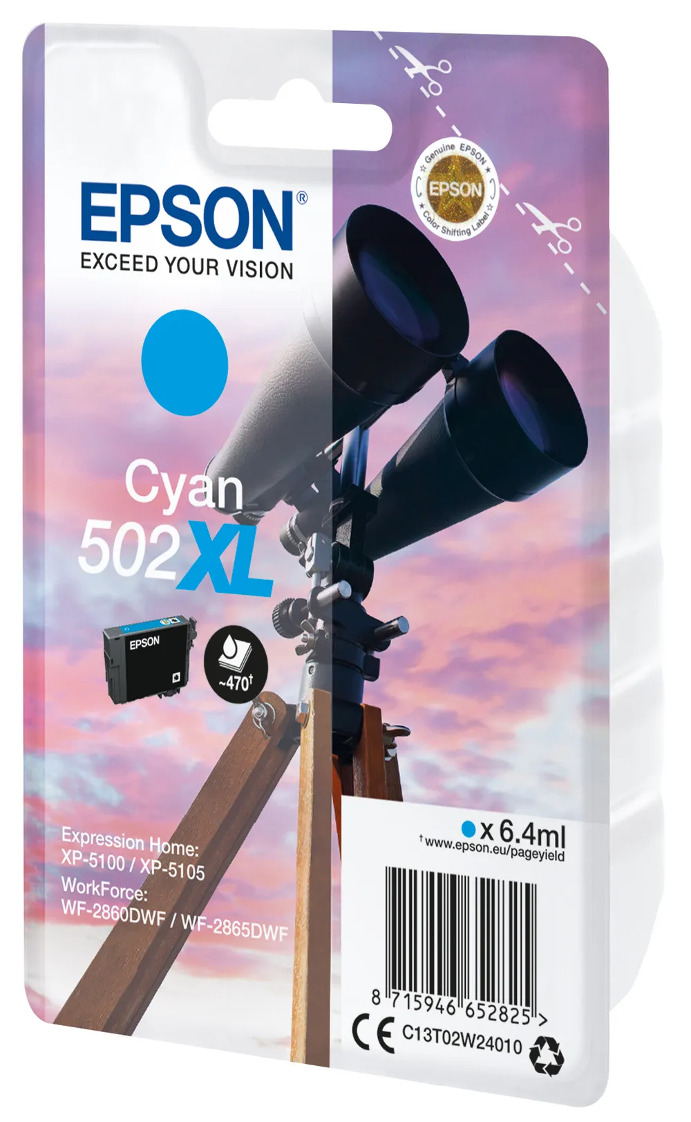 C13T02W24010 Fernglas XL cyan Druckerpatrone