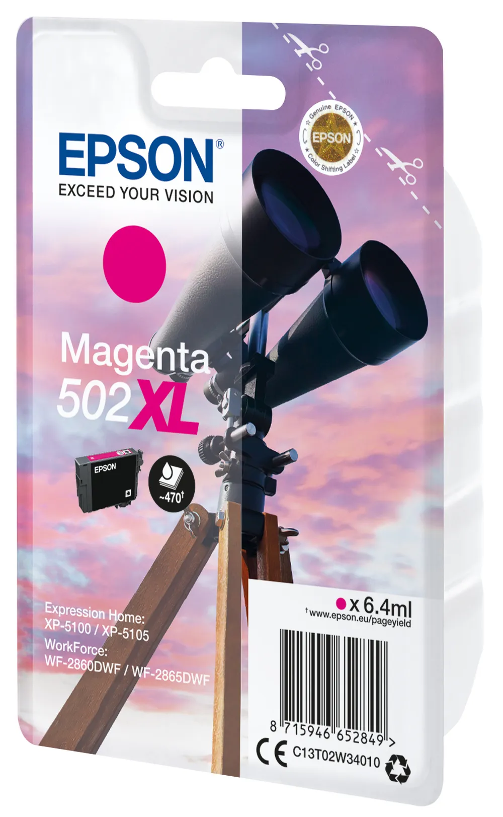 C13T02W34010 Fernglas XL magenta Druckerpatrone