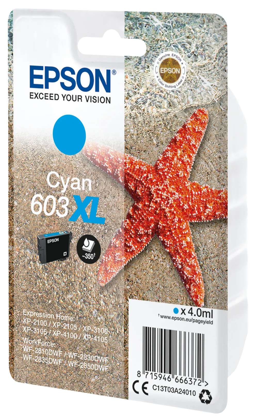 C13T03A24010 Seestern XL cyan Druckerpatrone