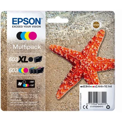 Original Epson 603 XL BK/C/M/Y Tintenpatrone