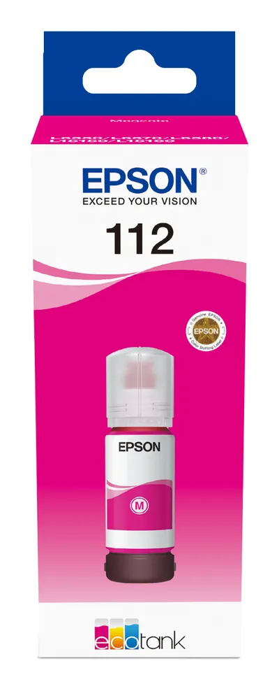 Tinte Epson EcoTank 112 Magenta Pigment 70 ml 6000 Seiten
