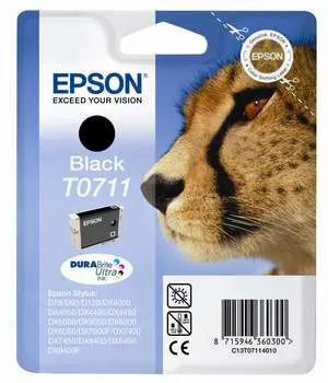 Epson Cheetah T0711 Druckerpatrone 1 Stück(e) Original Schwarz