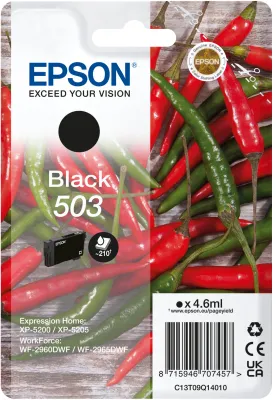 Epson 503 Tintenpatrone Schwarz Standard Pack Einzeln
