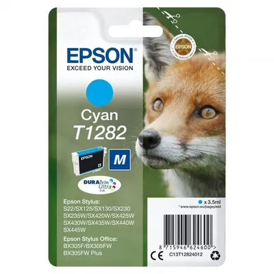 Original-Epson-Tintenpatrone T1282 Cyan