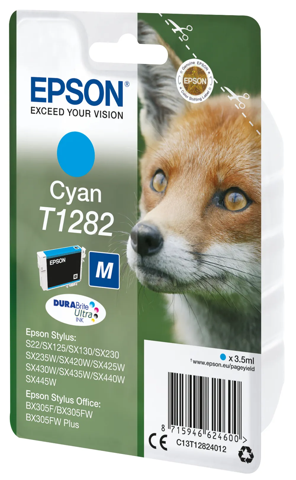 C13T12824012 Fuchs cyan Druckerpatrone
