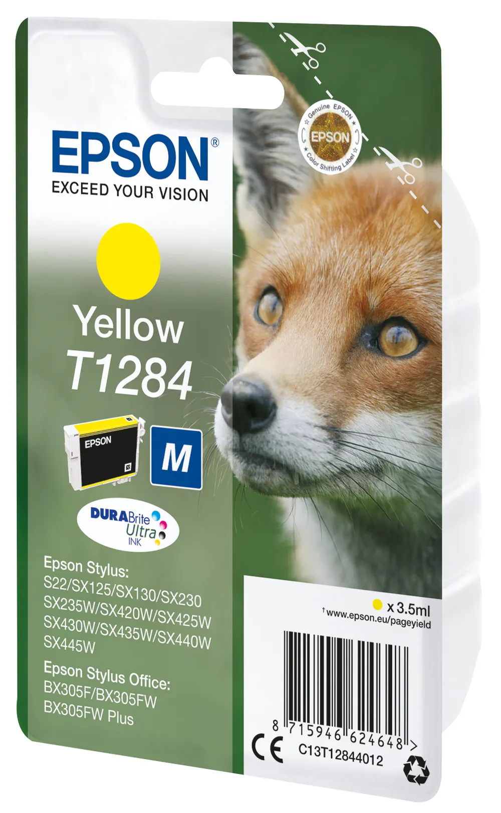 C13T1284012 Fuchs gelb Druckerpatrone