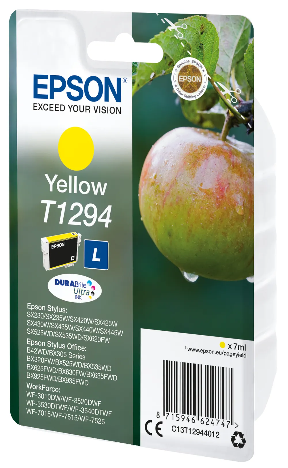 C13T12944012 L Apfel gelb Druckerpatrone
