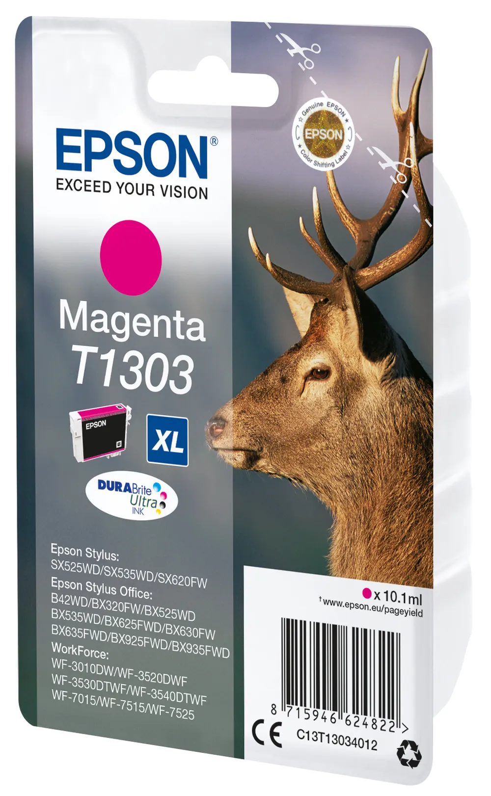 C13T13034012 XL Hirsch magenta Druckerpatrone