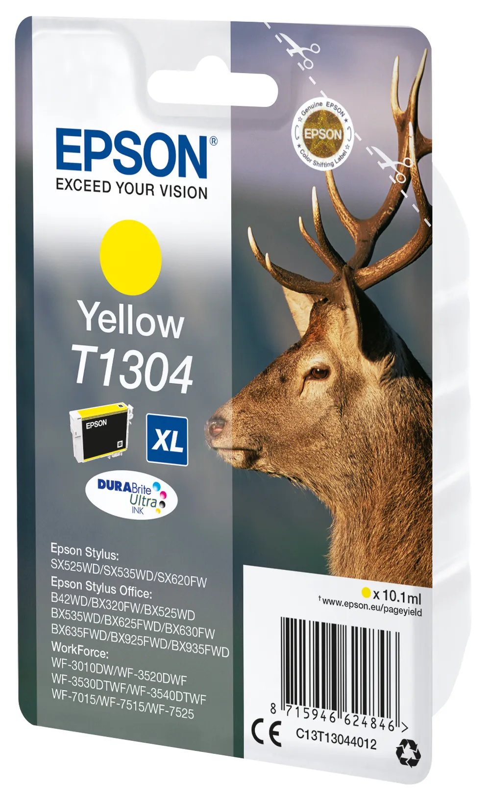 C13T13044012 XL Hirsch gelb Druckerpatrone