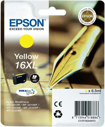 Epson Pen and crossword 16XL Druckerpatrone 1 Stück(e) Original Hohe (XL-) Ausbeute Gelb