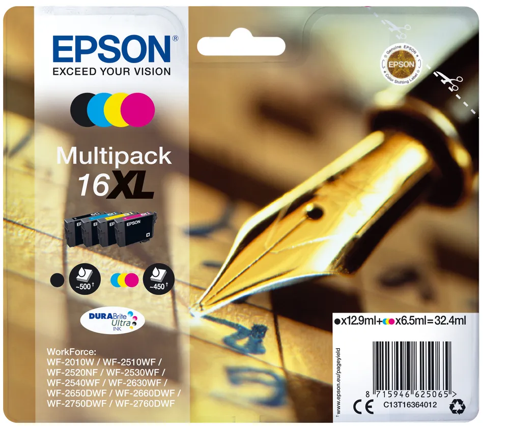 C13T16364012 16XL Füller MultiPack Druckerpatrone
