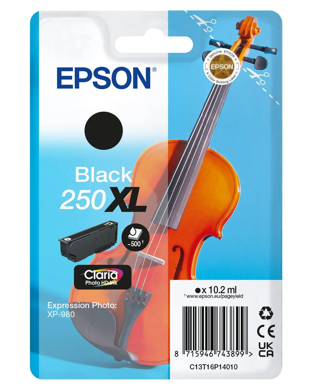 Epson 250XL Patrone Schwarz