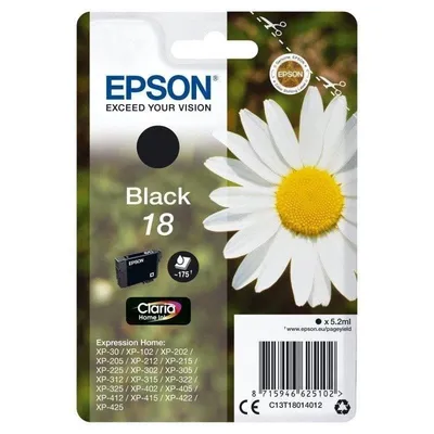 Epson Daisy 18 Schwarz Original Tintenpatrone