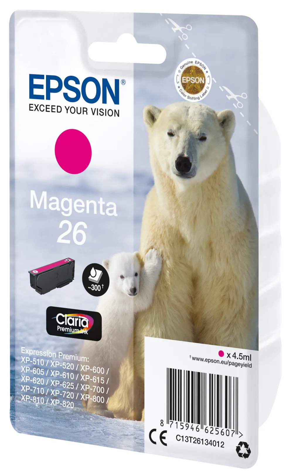 C13T26114012 Eisbär magenta Druckerpatrone