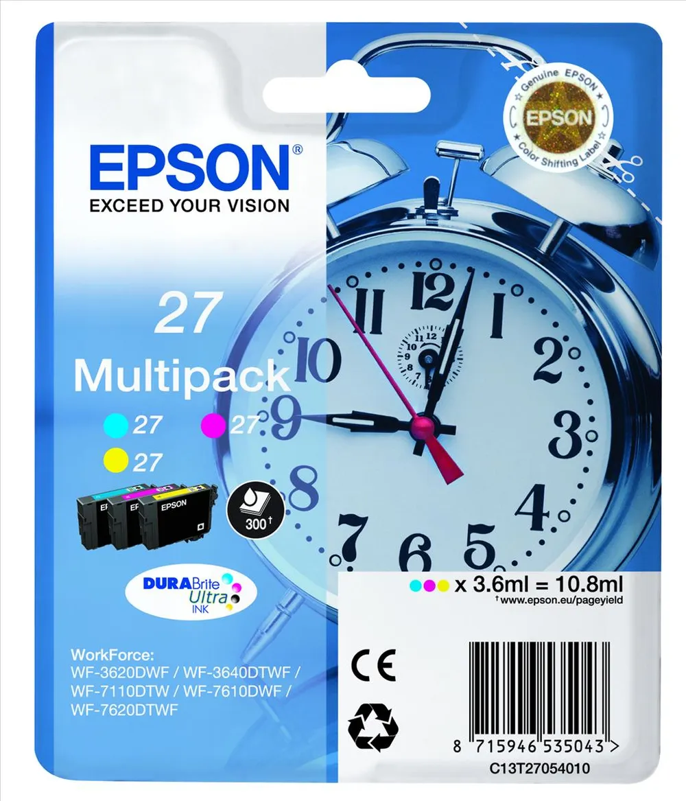 Epson 27XL Multipack 3 Farben C13T27154010