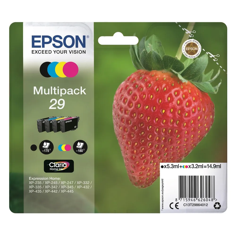 C13T29864012 Erdbeere MultiPack Druckerpatrone