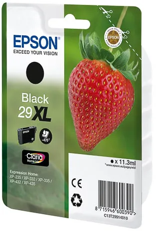 Epson T2991 schwarze Patrone XL XP-235/XP-332/XP-335/XP-432/XP-435